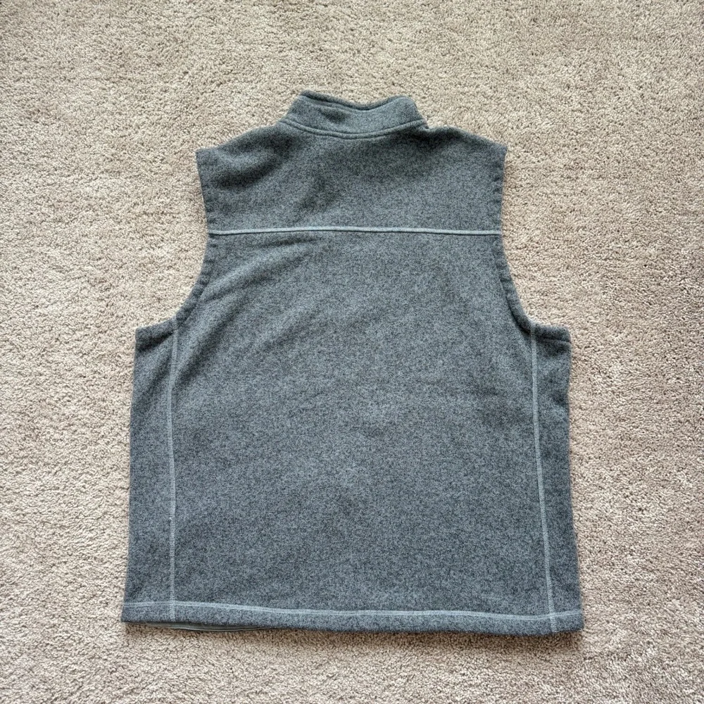 The North Face Gordon Lyons Fleece Vest Mens XXL Gray Full Zip Sweater Jacket